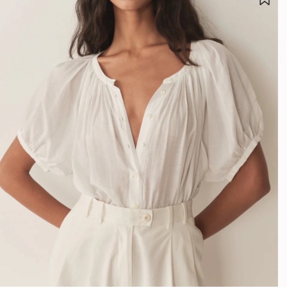 Doen June top. Size small. Color Salt.